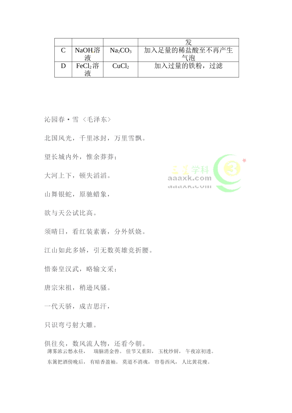 2025年九年级化学下册基础知识测试题_第2页