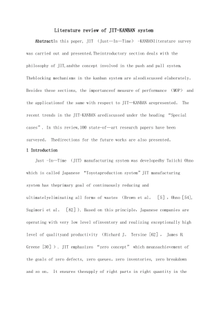 工业工程--精益生产外文翻译