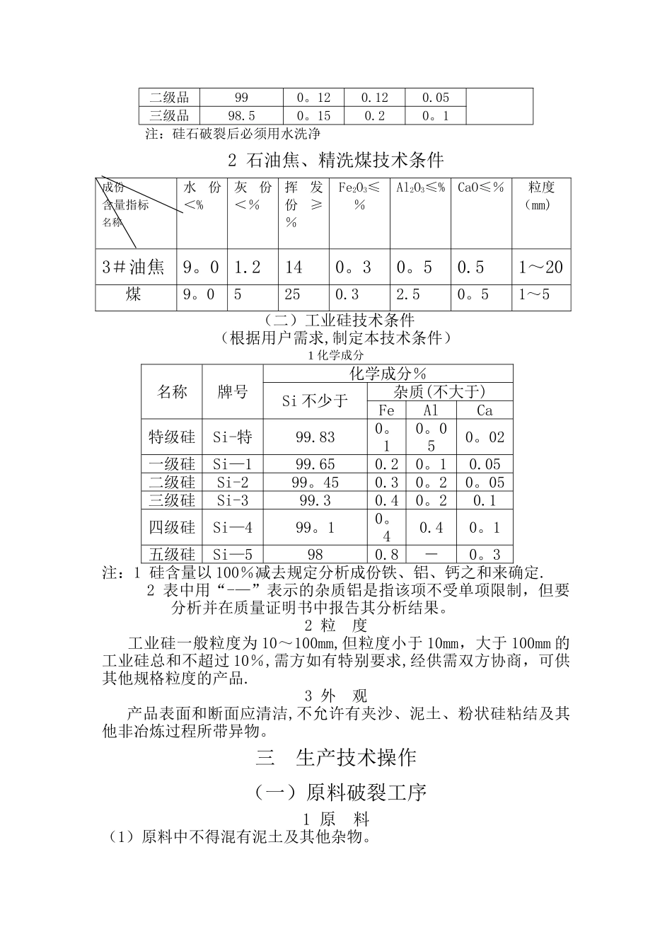 工业硅技术安全操作规程_第2页
