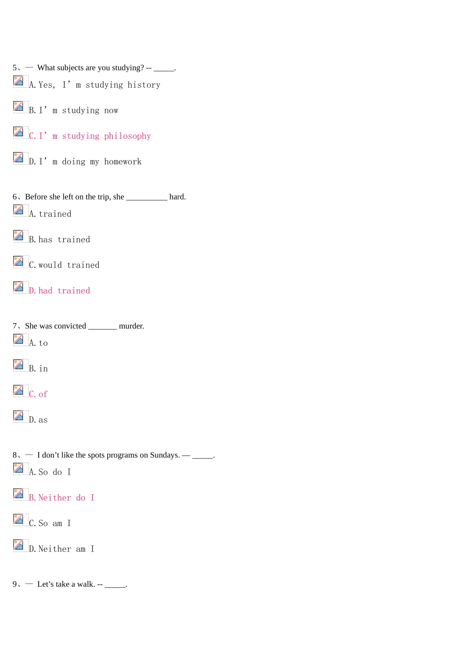 2025年上海电大英语21第二次网上记分作业_第2页