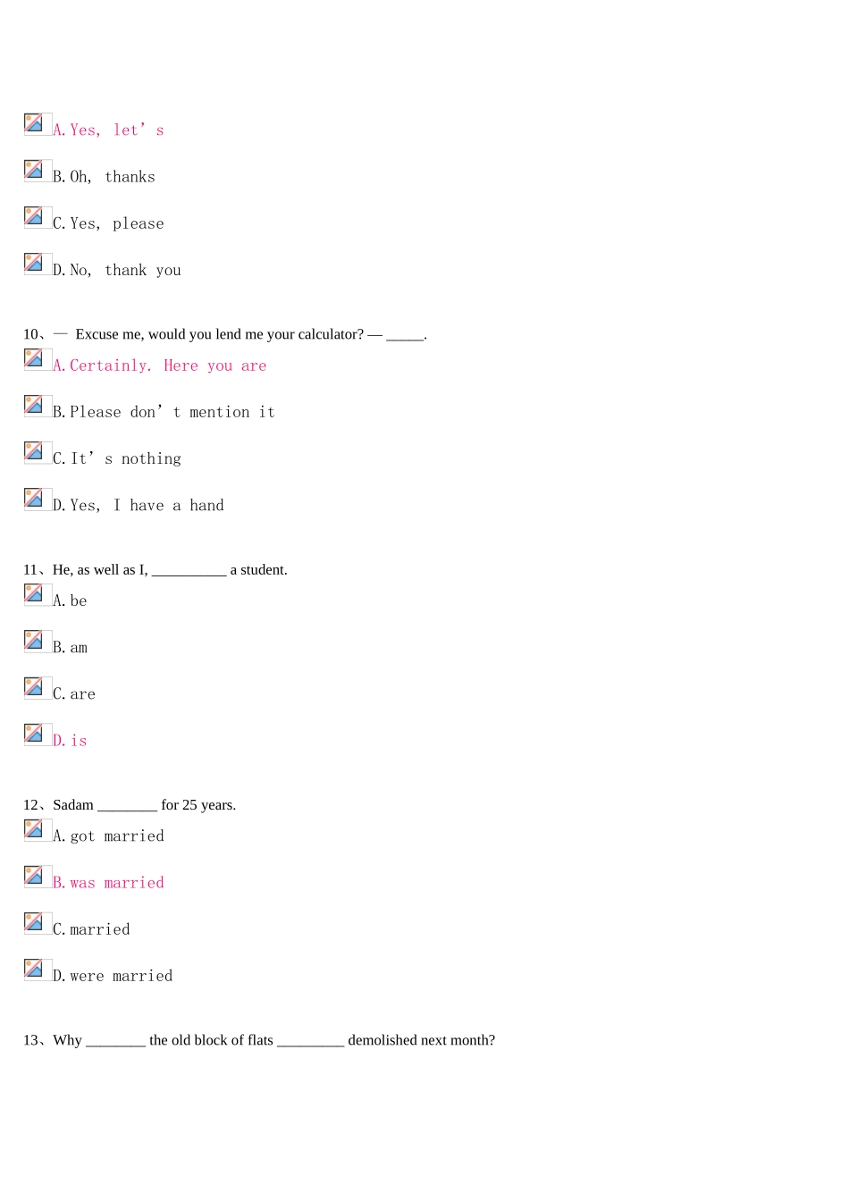 2025年上海电大英语21第二次网上记分作业_第3页