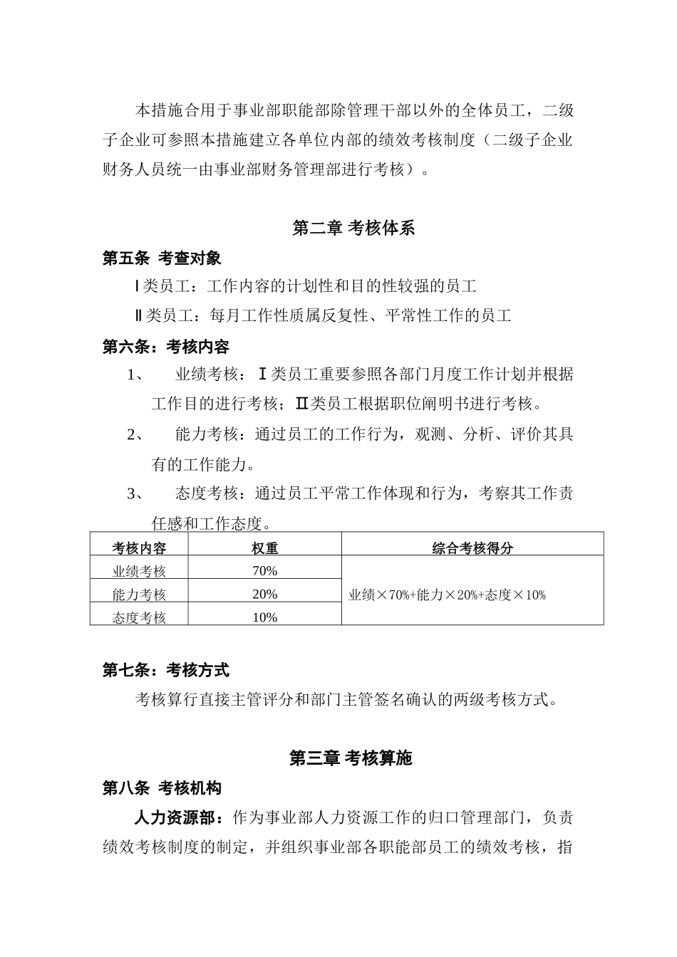 2025年美的集团人力资源制度全套员工绩效考核管理办法_第2页