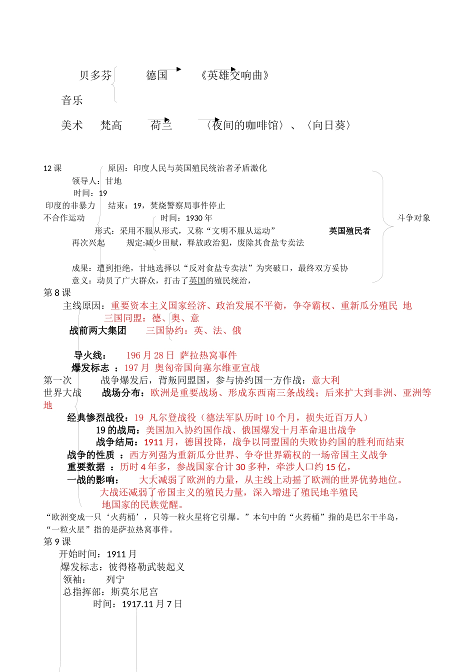 2025年九级下册历史知识点教学内容_第3页
