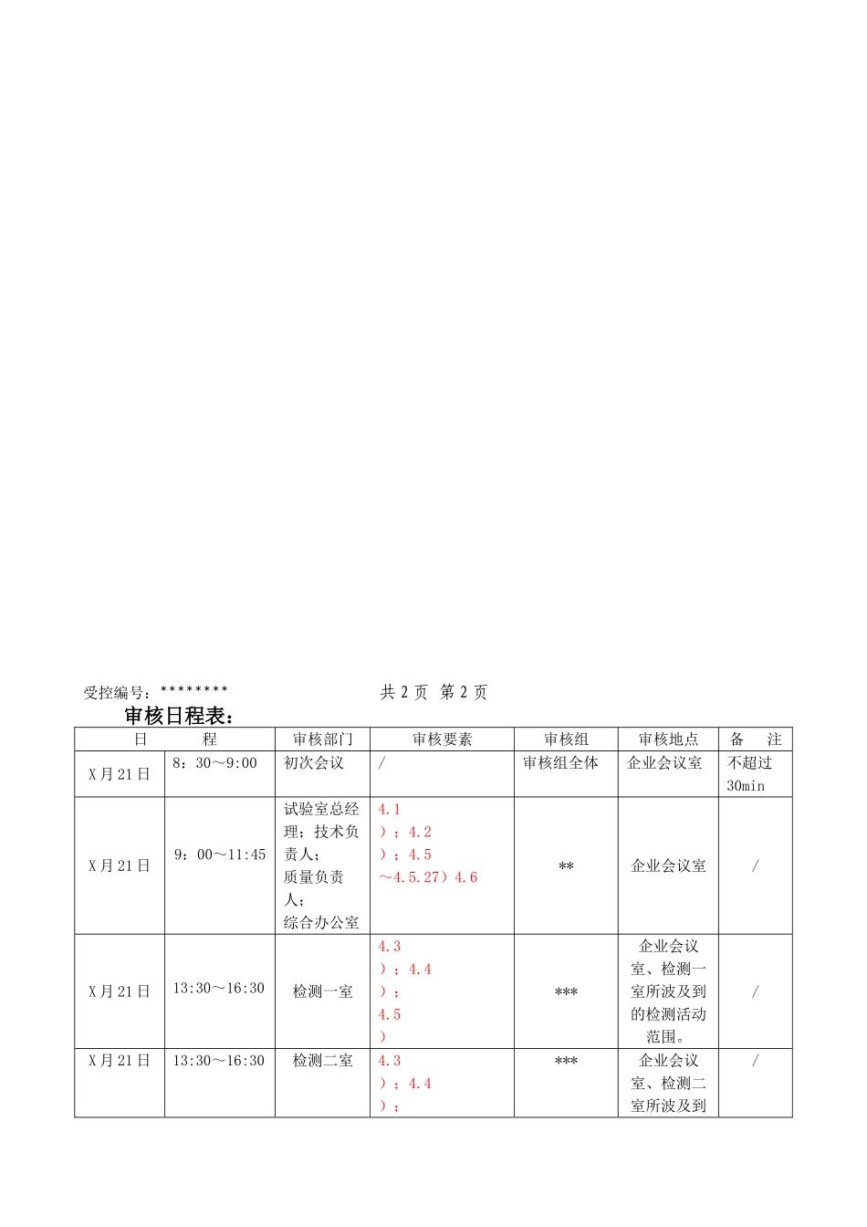 2025年RBT214检验检测机构内审全套资料含检查表_第3页