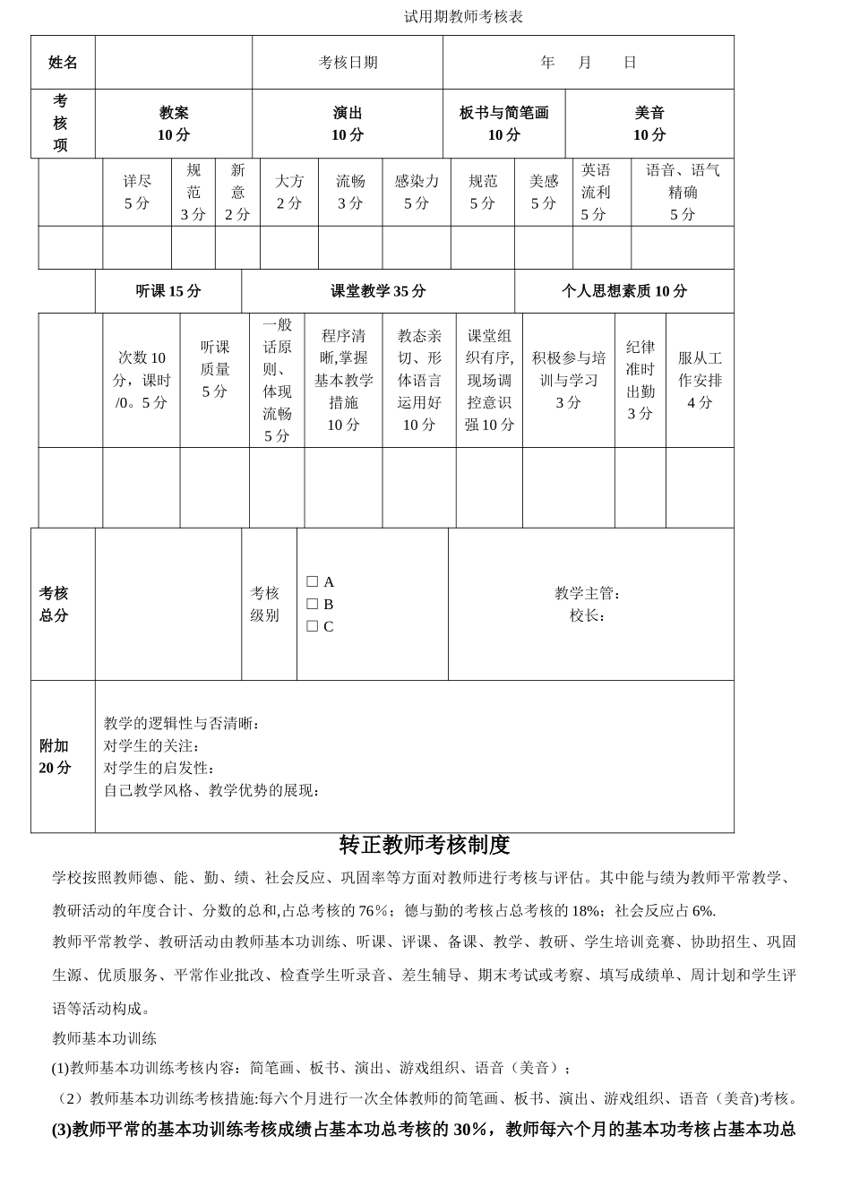 2025年英语培训学校教师考核_第1页