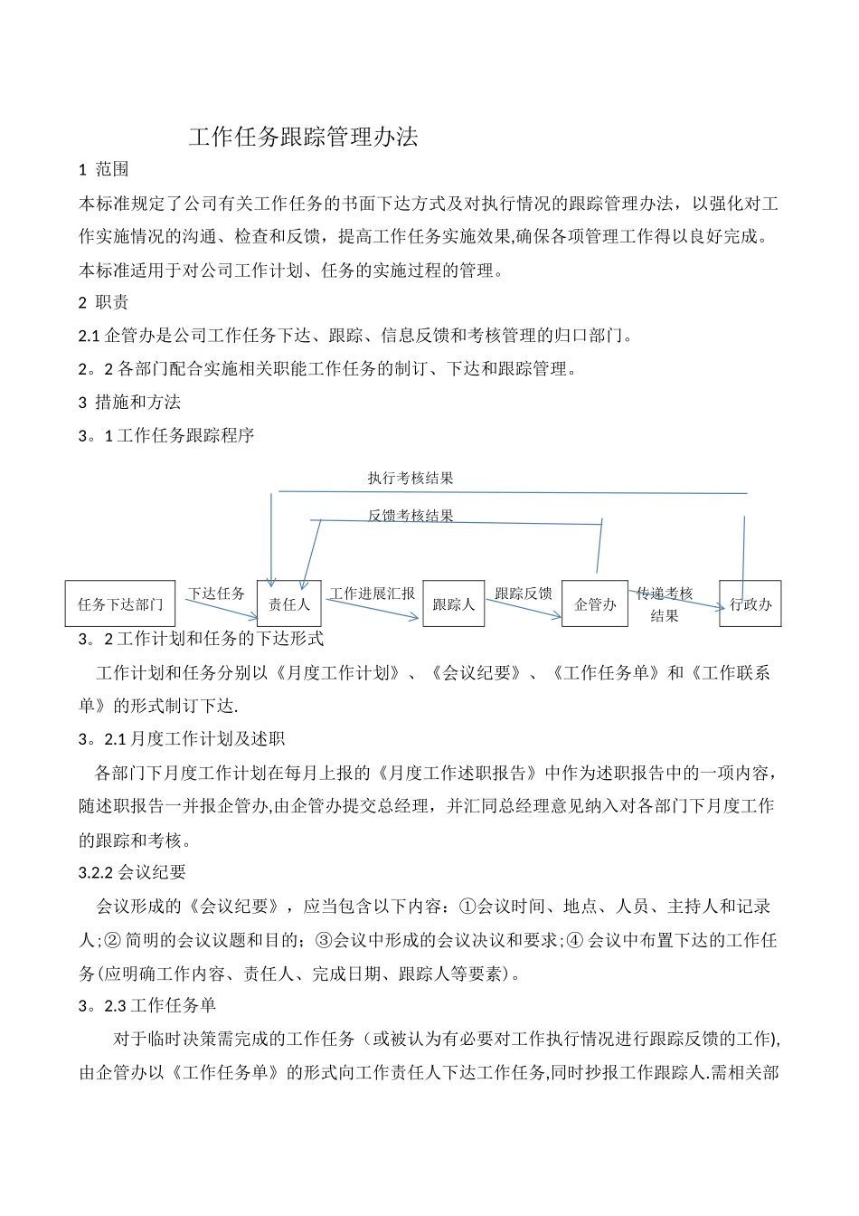 工作任务跟踪管理办法_第1页
