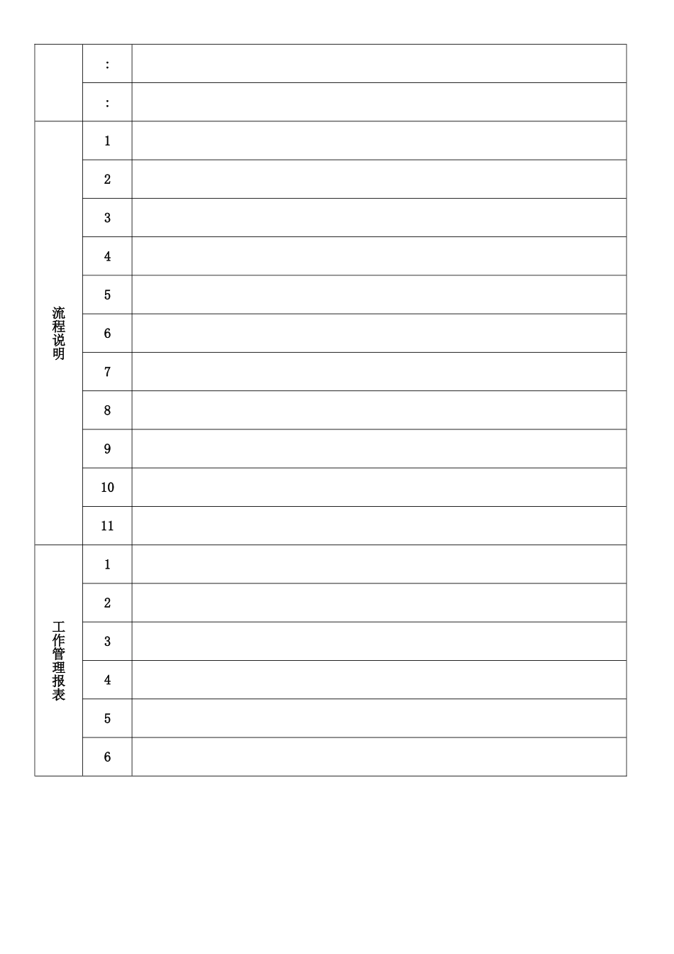工作内容细分表-模板_第2页