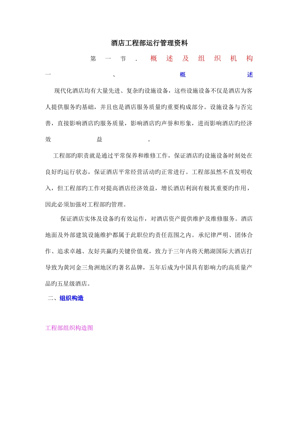 2025年酒店工程部全套管理资料_第1页