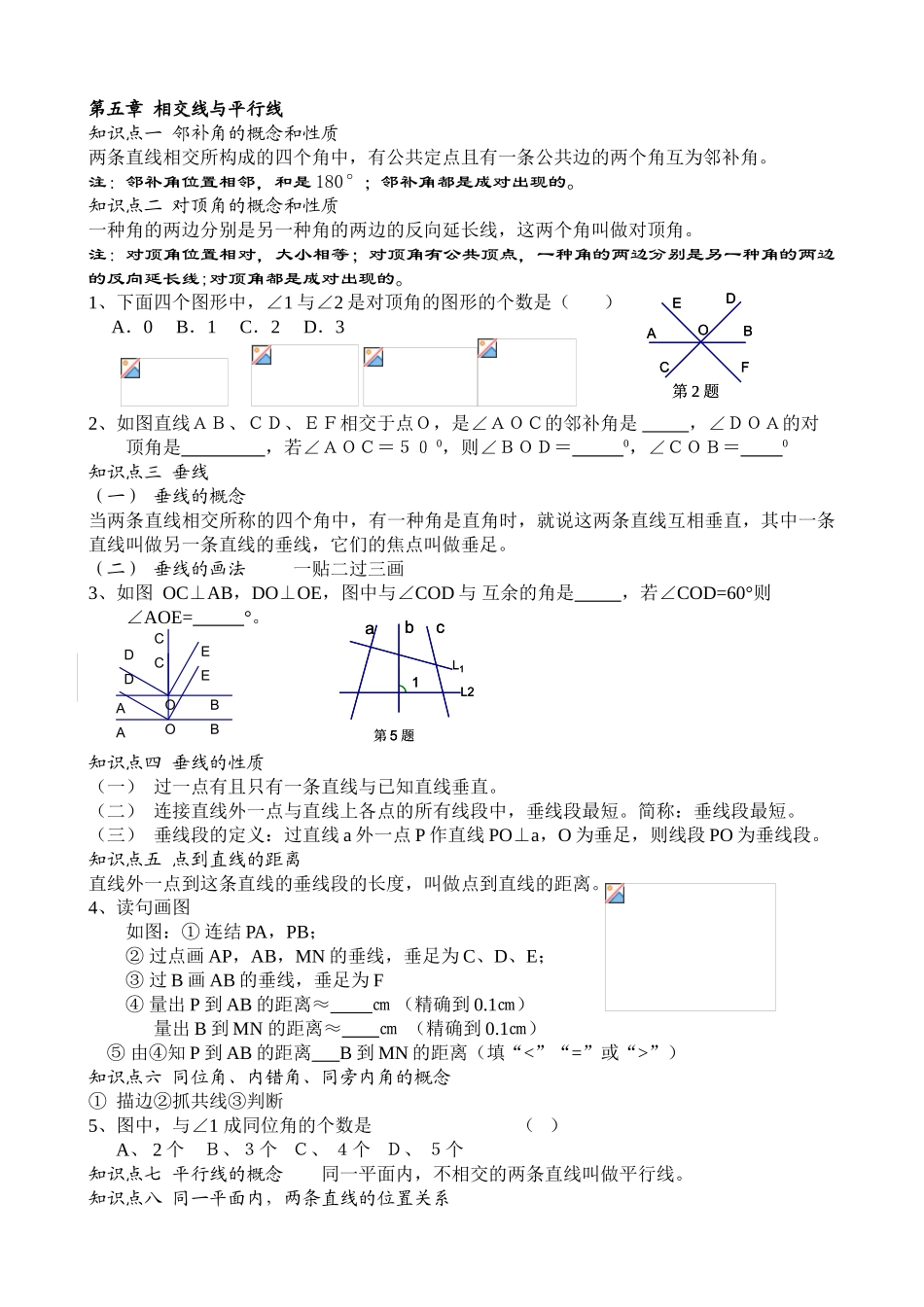 2025年七年级下册知识点梳理教学文稿_第1页