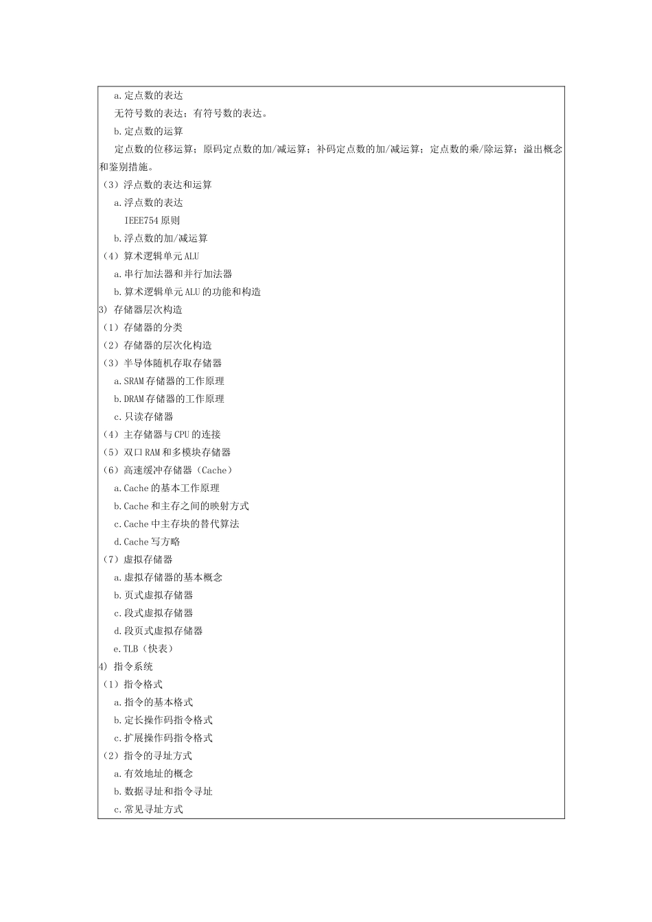 2025年832计算机组成原理与数据结构计算机新增考试大纲演示教学_第3页