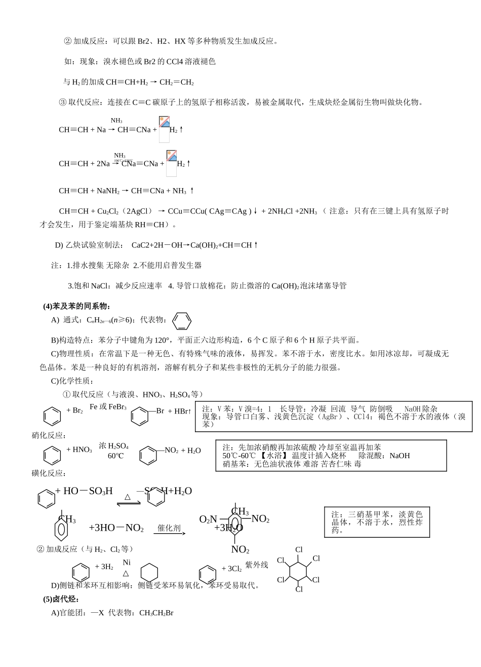 2025年非常详细有机化学知识点归纳_第3页