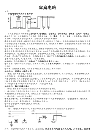 2025年下家庭电路知识点练习