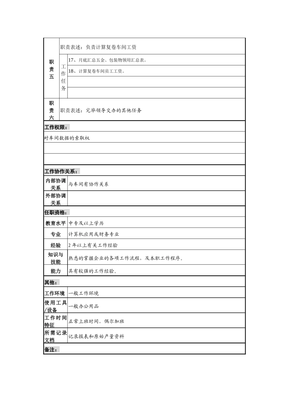 2025年咨询—广东中顺纸业财务部制造公司车间统计员_第2页