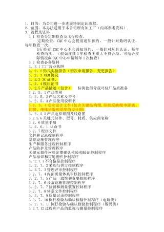 工厂3C内部检查流程