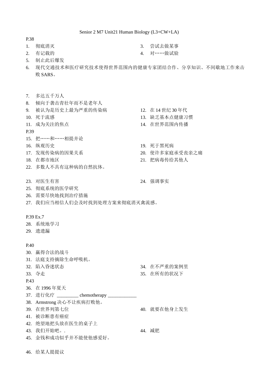 2025年unit21知识点梳理2less0n3+cw+la_第1页