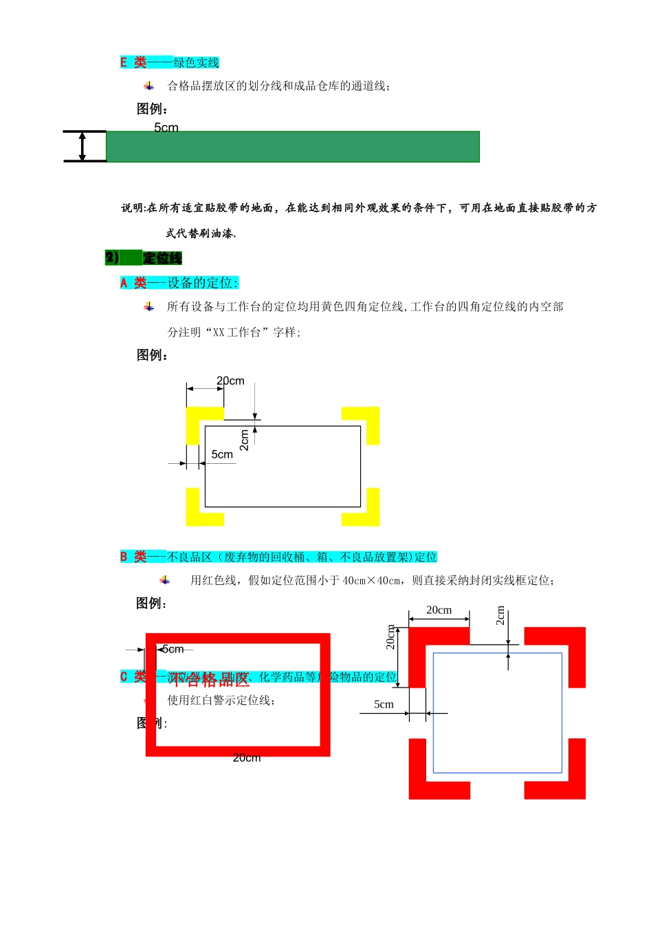 工厂现场划线及标识管理要求_第2页