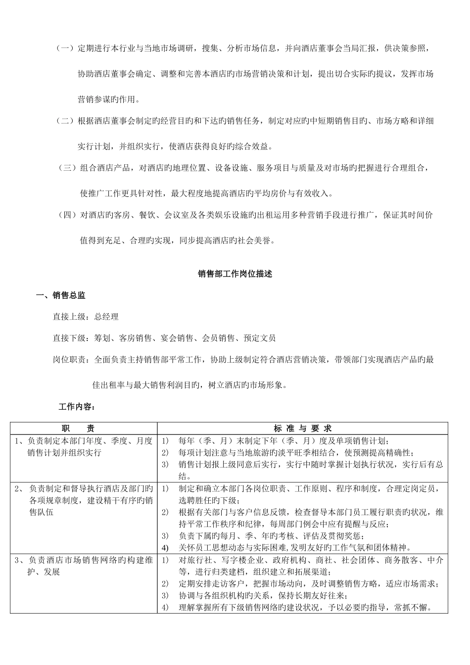 2025年酒店全套销售部SOP_第2页