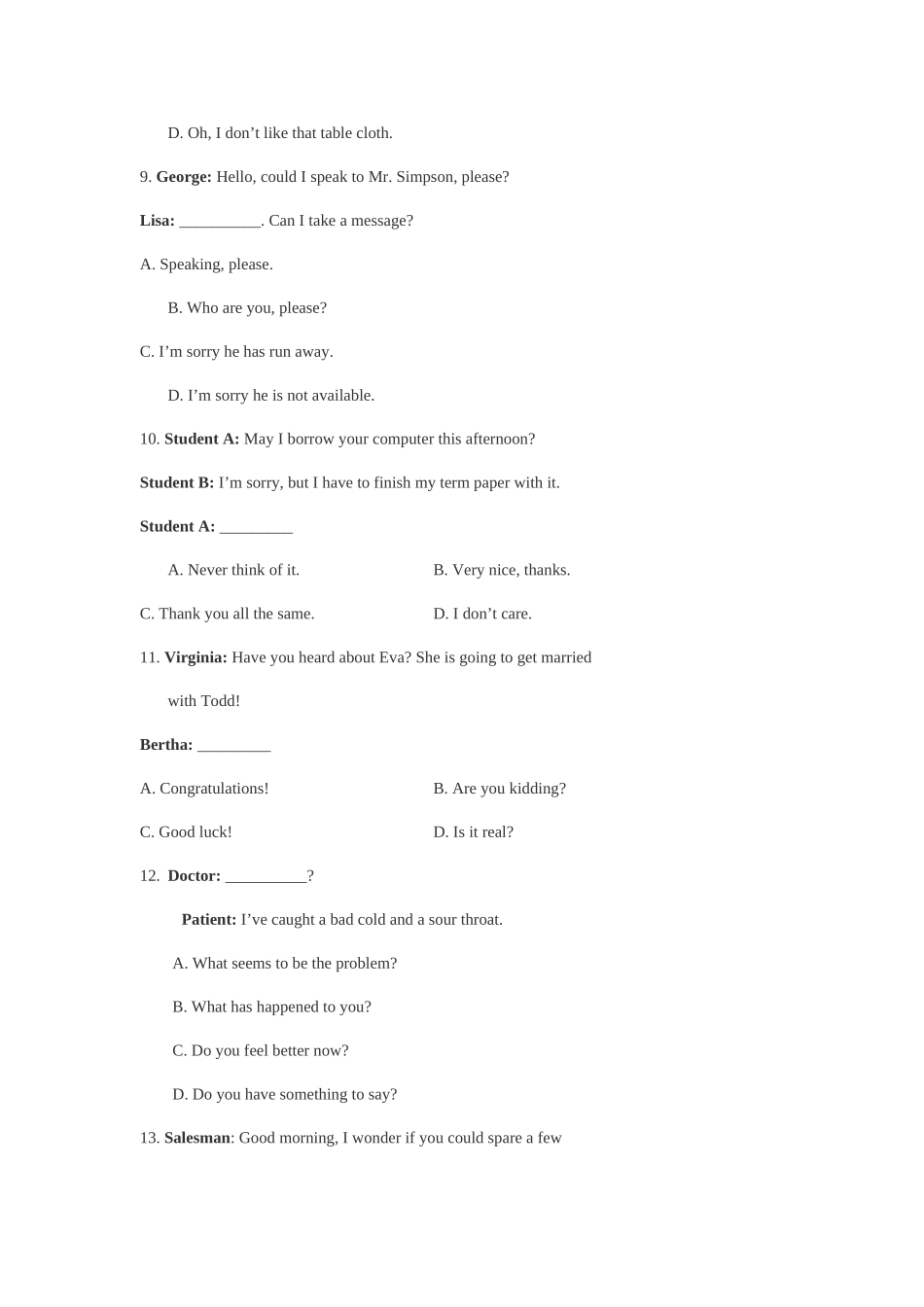2025年重庆学位英语模拟试题一_第3页