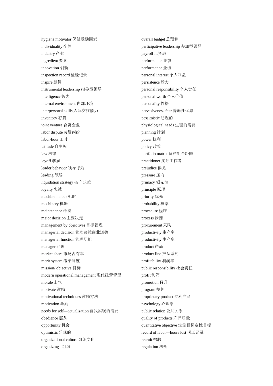 工商管理专业英语词汇[1]_第3页