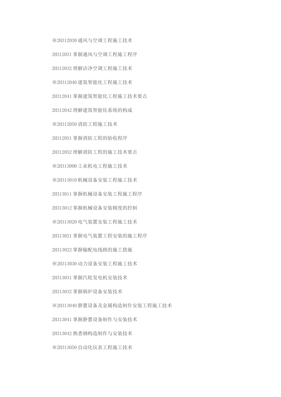 2025年机电工程管理与实务考试大纲_第2页