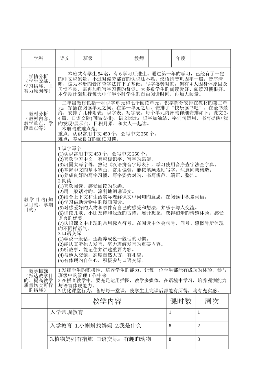 2025年部编版二年级语文上册全册教案_第1页