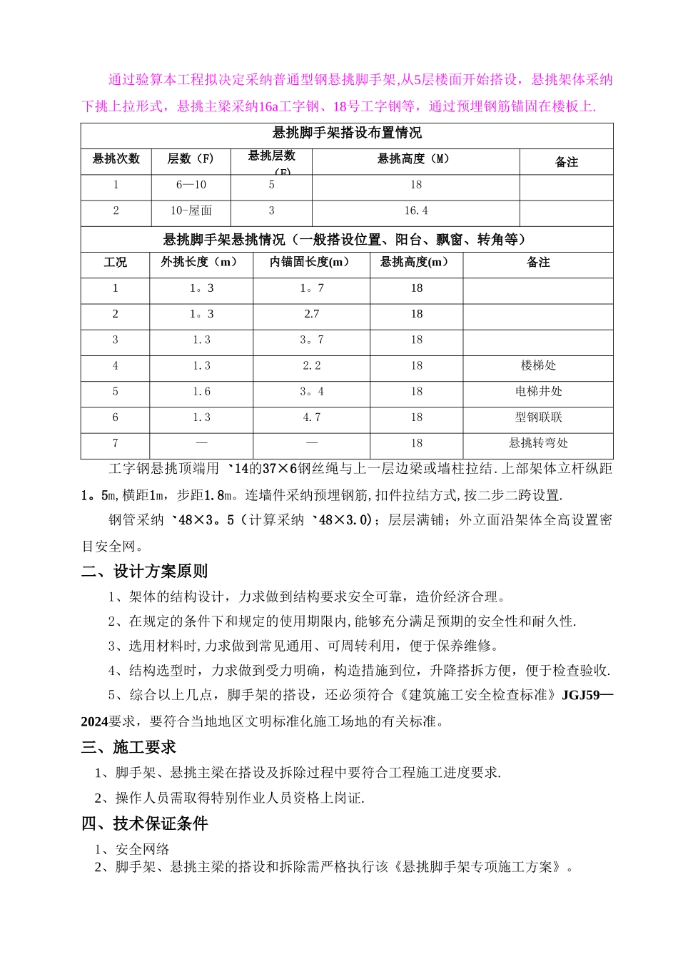 工字钢-悬挑脚手架工程_第3页