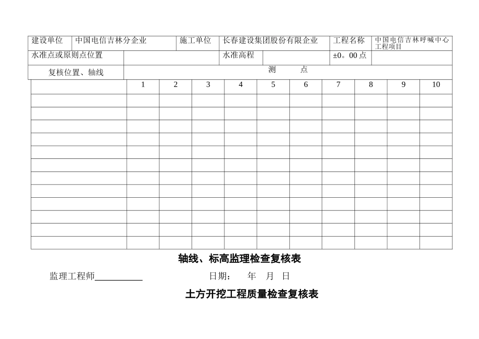 2025年监理全套平行检验记录表_第1页
