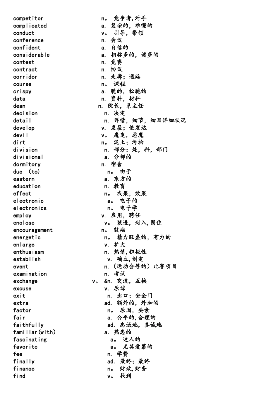 2025年重庆专升本英语基础词汇表_第2页