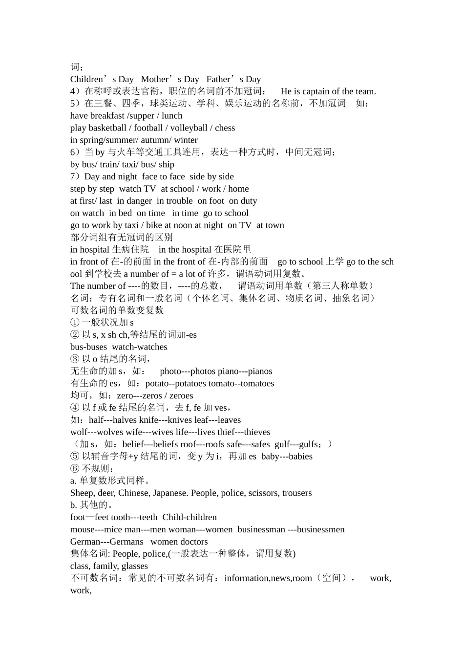 2025年初中英语总复习知识点归纳_第2页