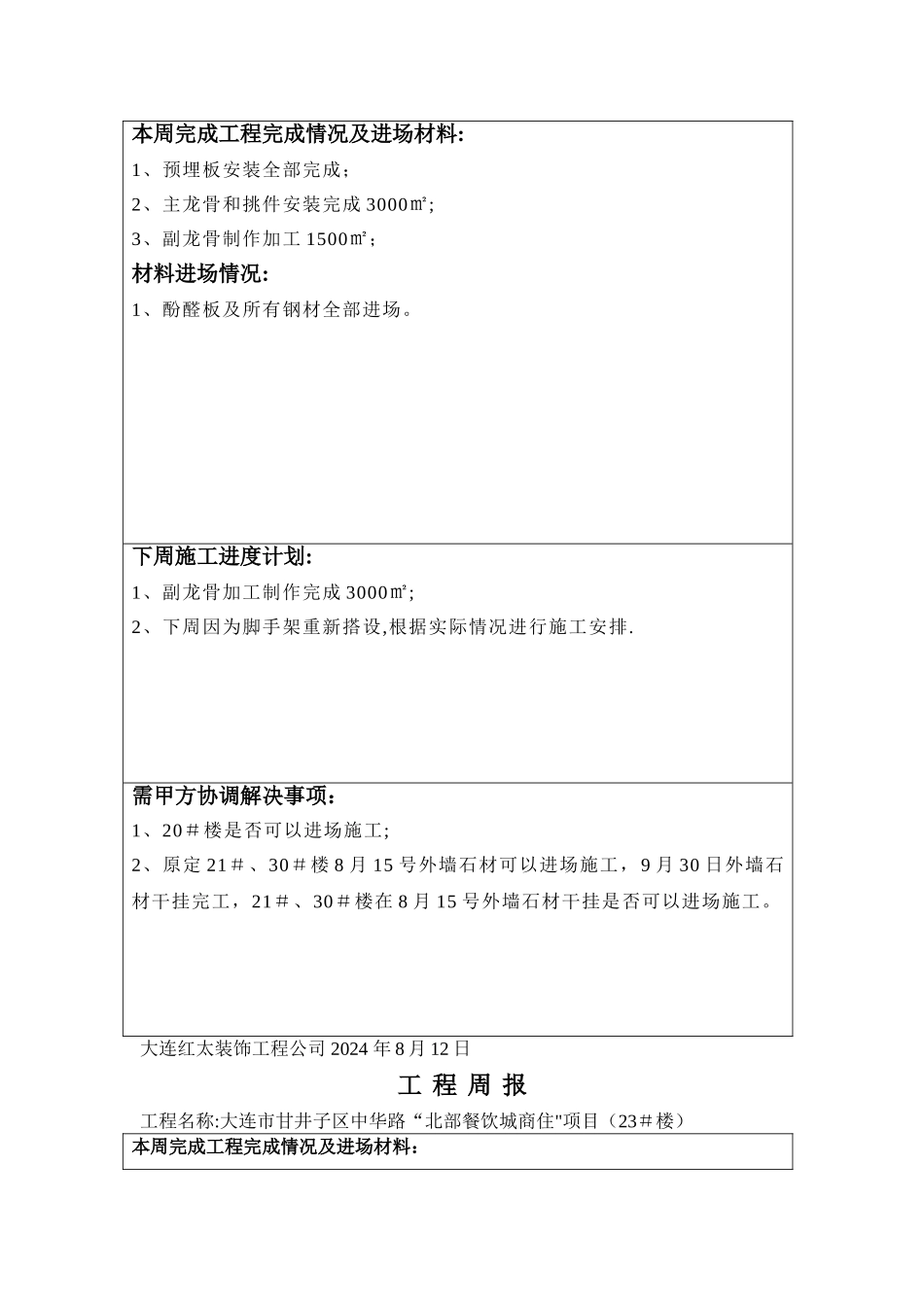 工程周报表格_第2页