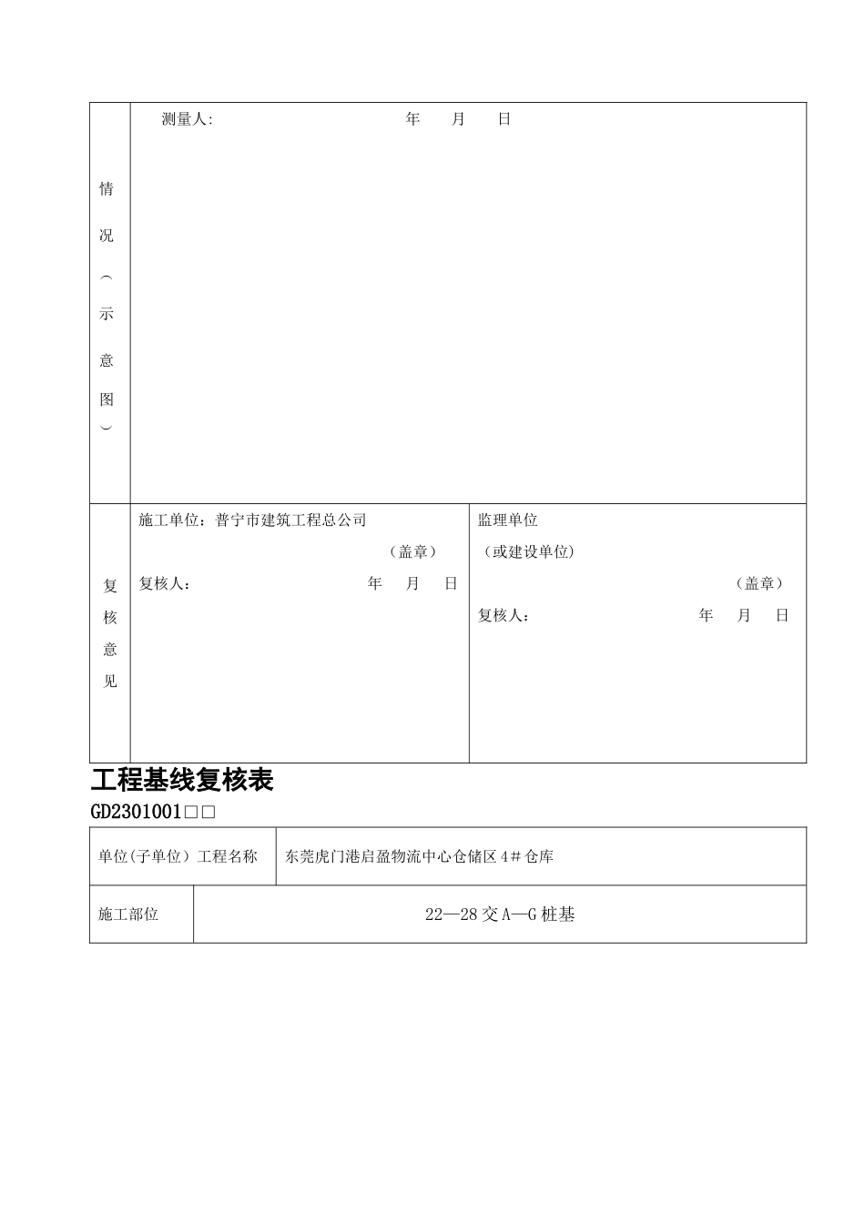 工程基线复核表_第3页