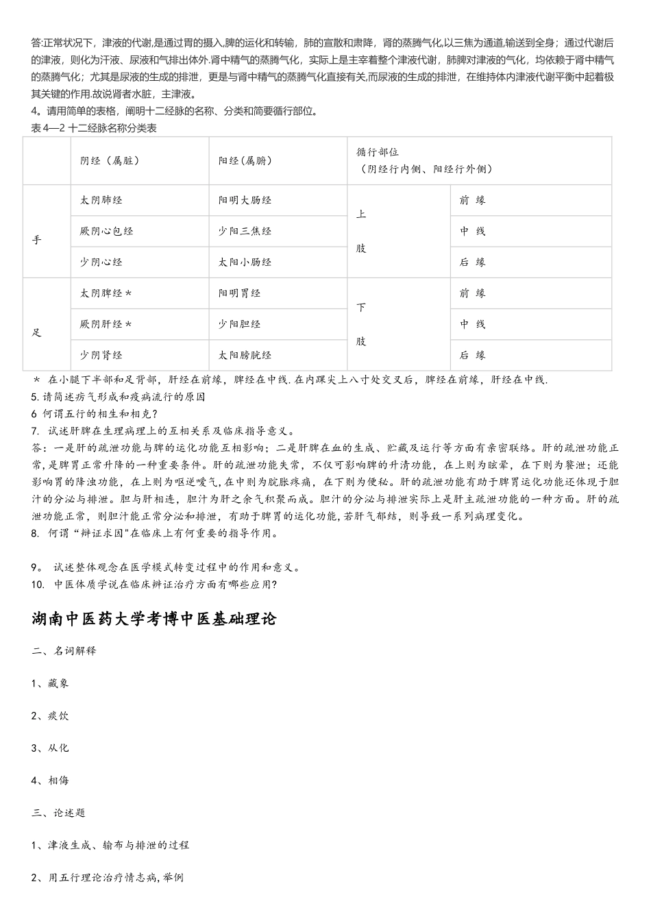 2025年中医基础理论考博真题_第3页