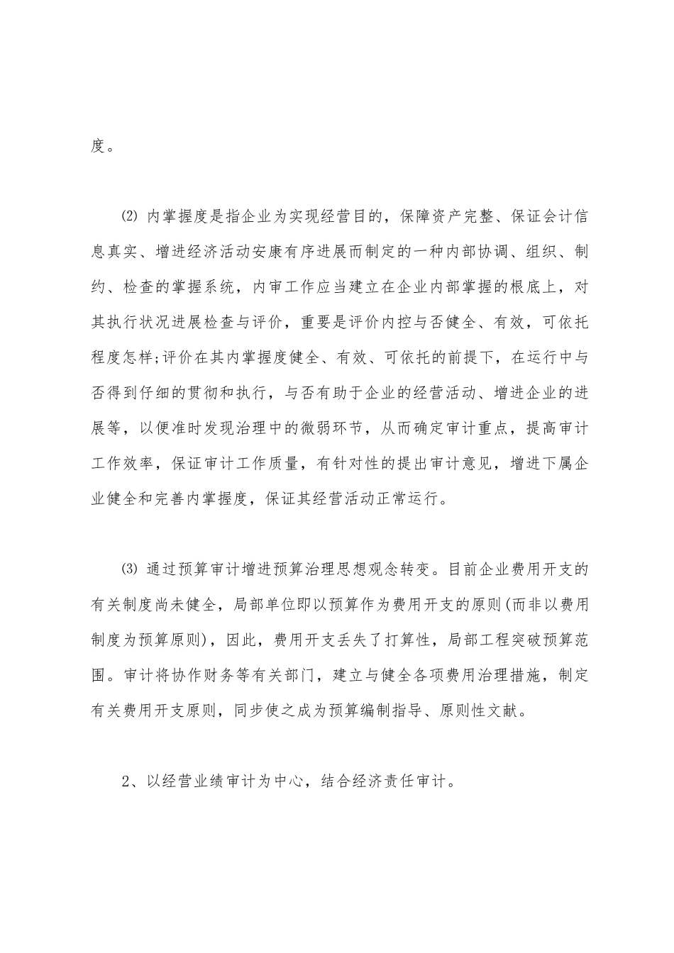 2025年公司年度审计师工作计划_第2页