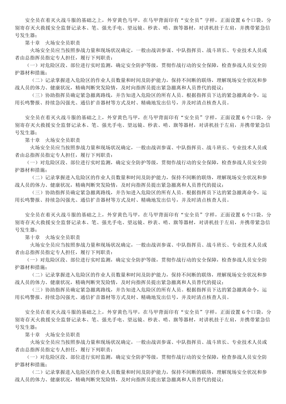 2025年火场安全员职责_第1页