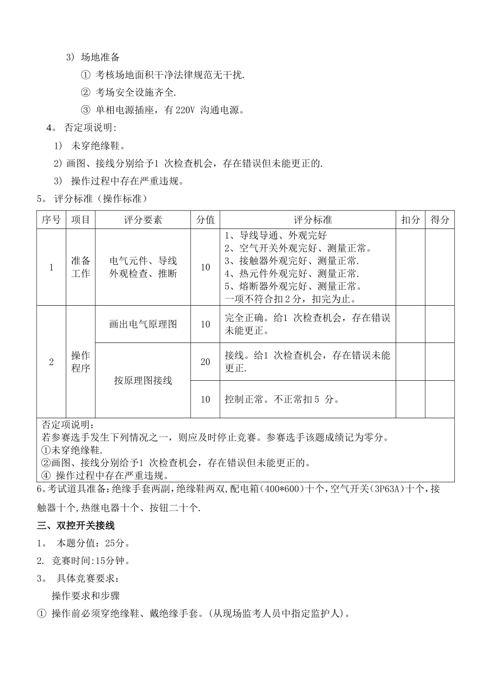 工程技能大赛实操题_第2页