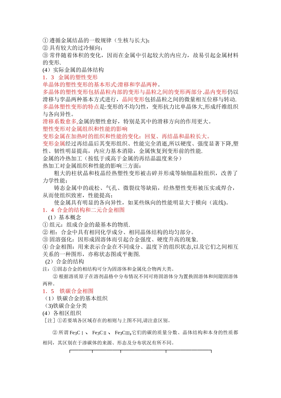 工程材料及机械制造基础复习_第2页