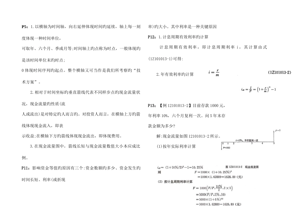 2025年一级建造师建设工程经济精华_第1页