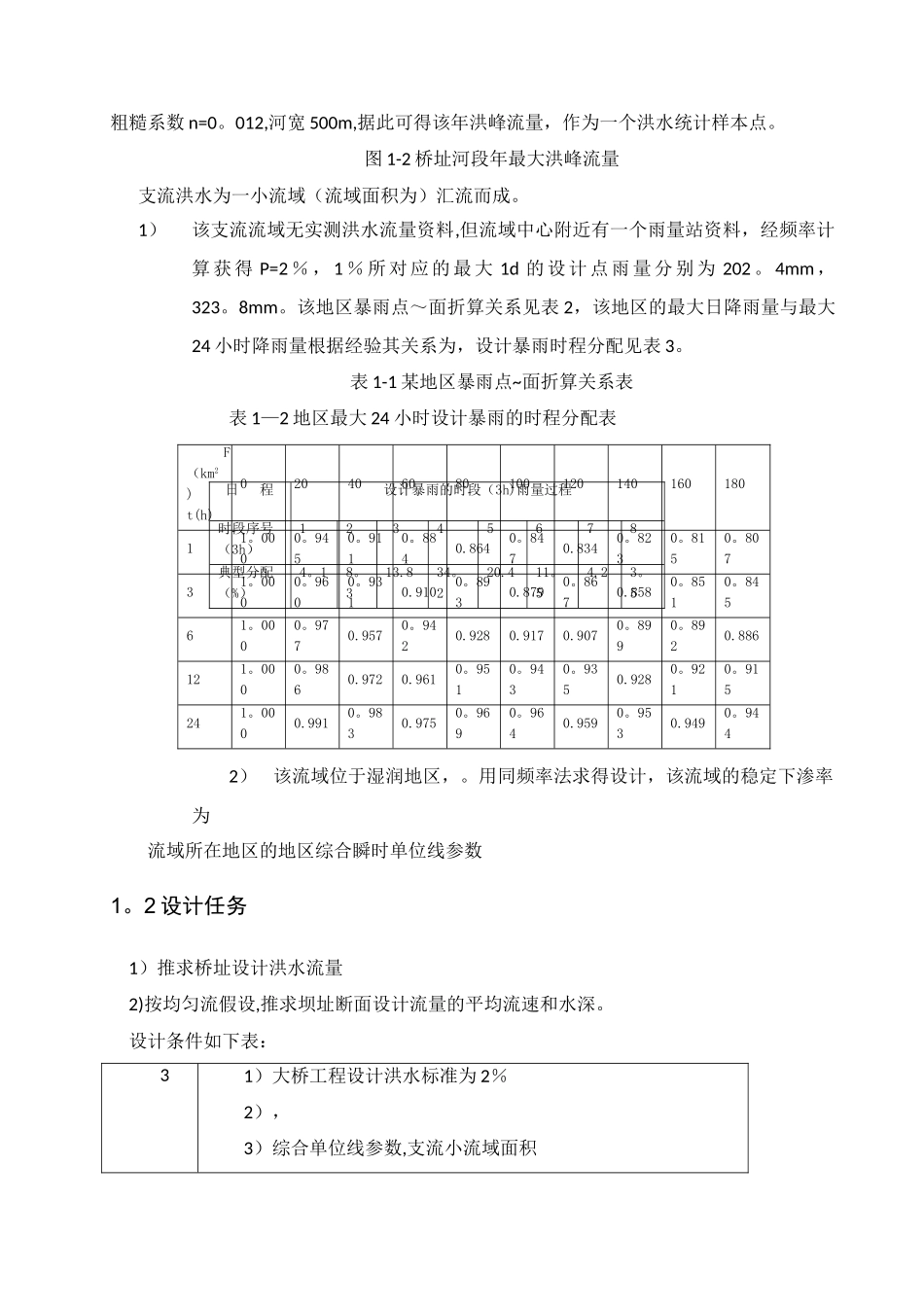 工程水文课程设计1_第2页