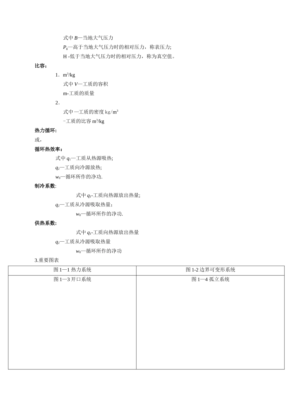工程热力学大总结-第五版_第3页