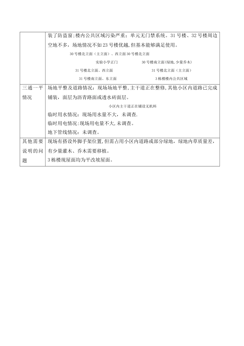 工程现场踏勘调查报告_第2页