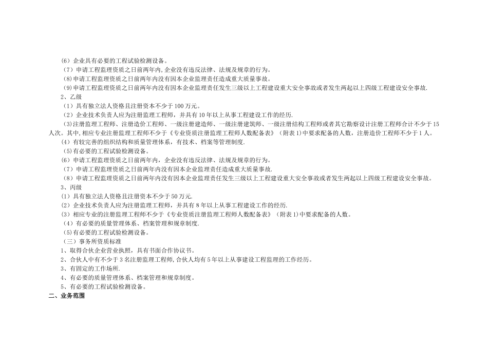 工程监理企业资质标准_第2页