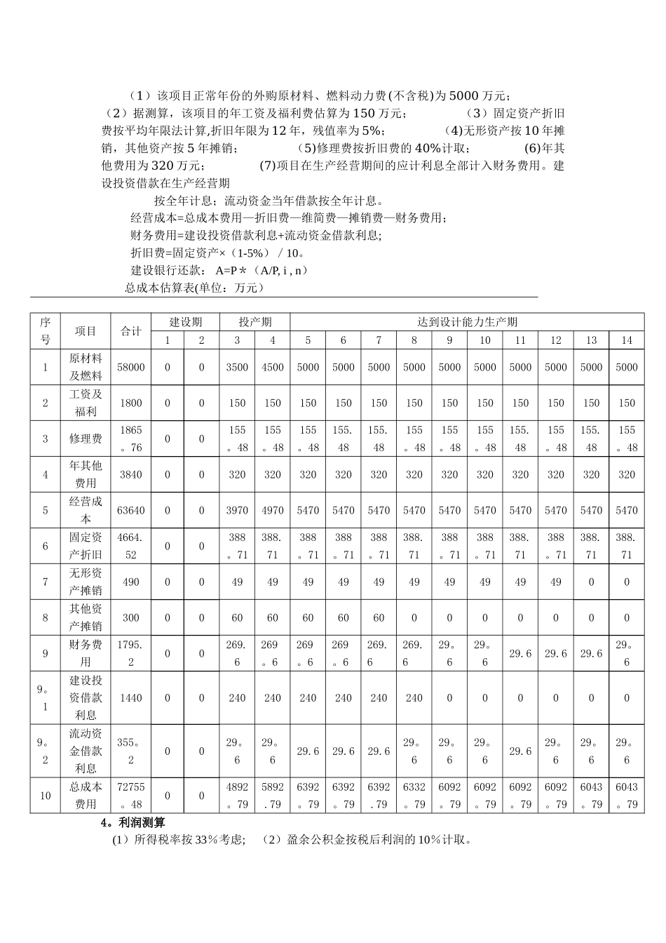 工程经济大作业-_第3页