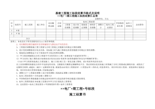 工程结算书格式
