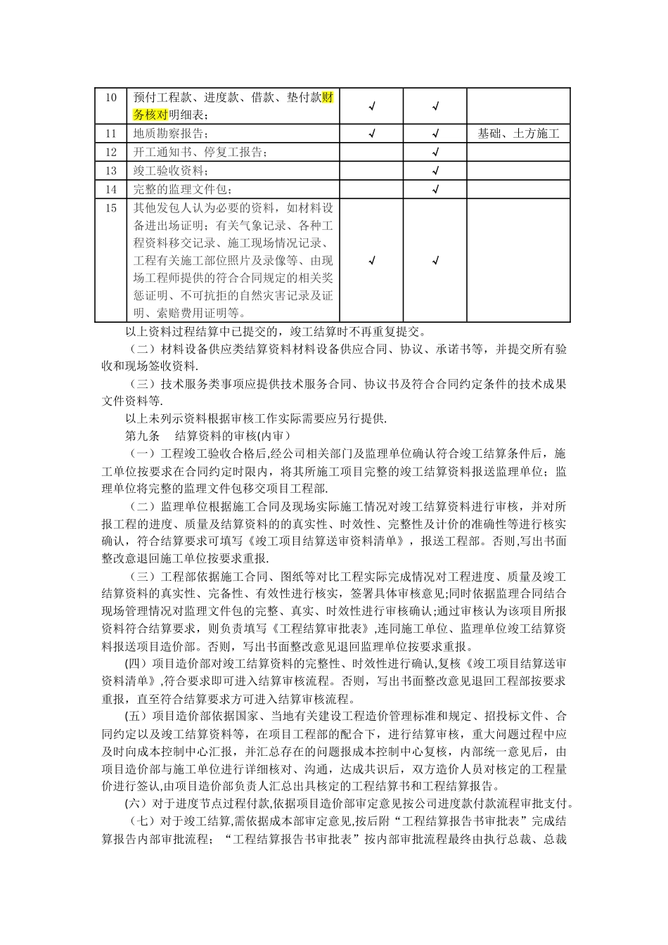 工程结算管理流程_第3页