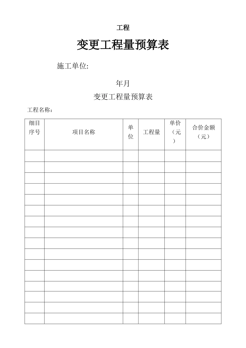 工程联系单+签证单样板_第3页