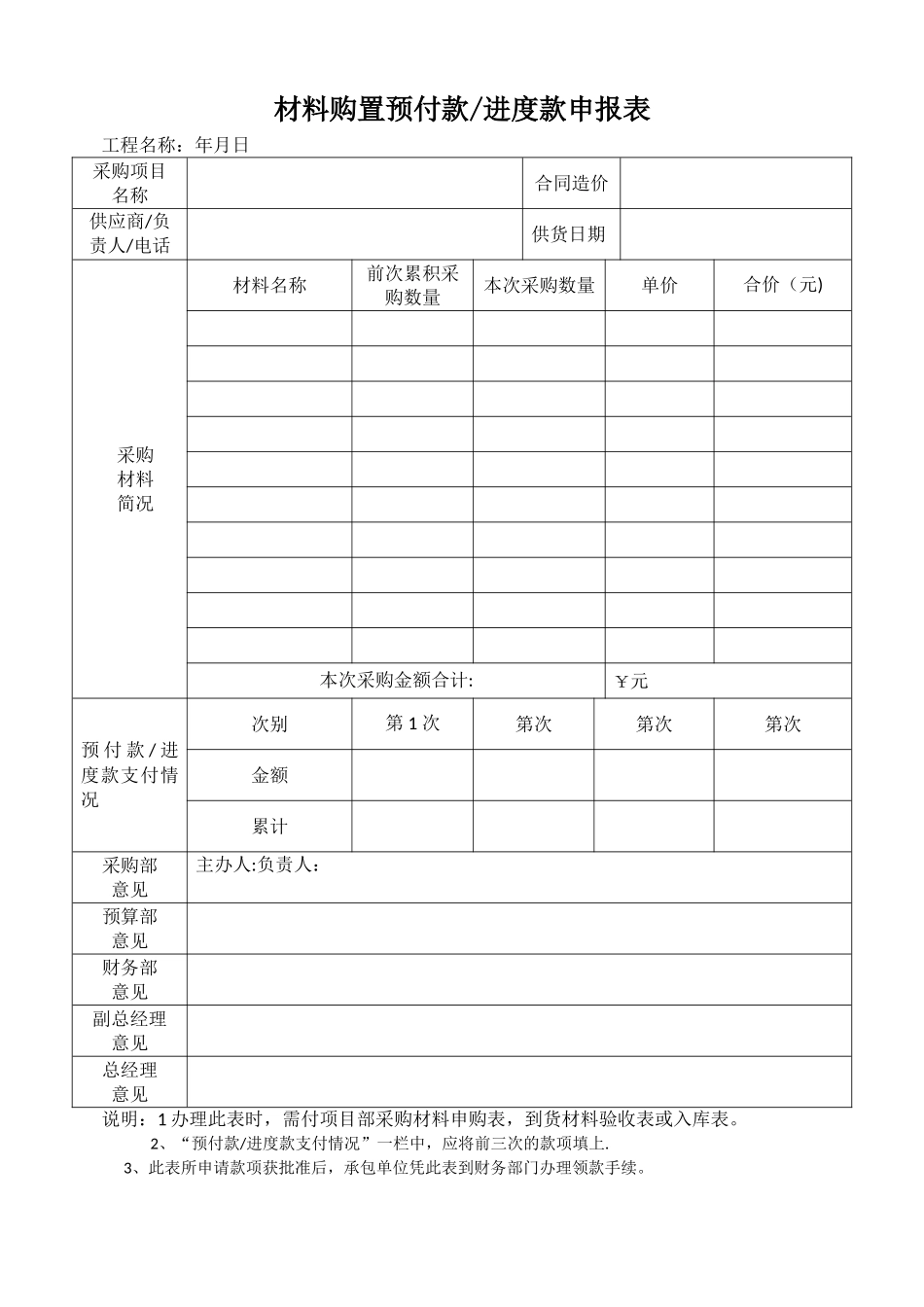 工程进度款申请表及竣工结算审查表_第2页