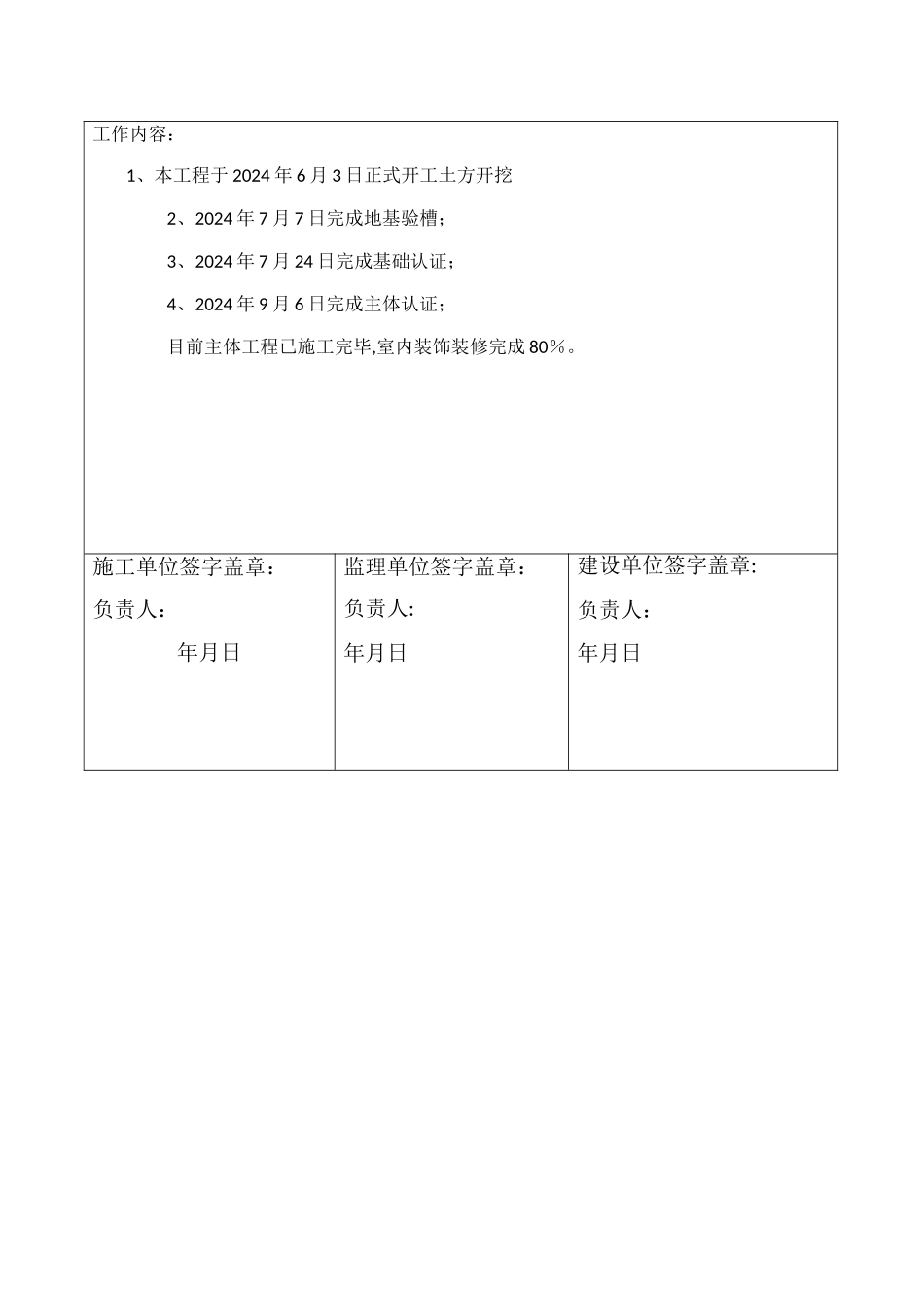 工程进度确认单_第2页