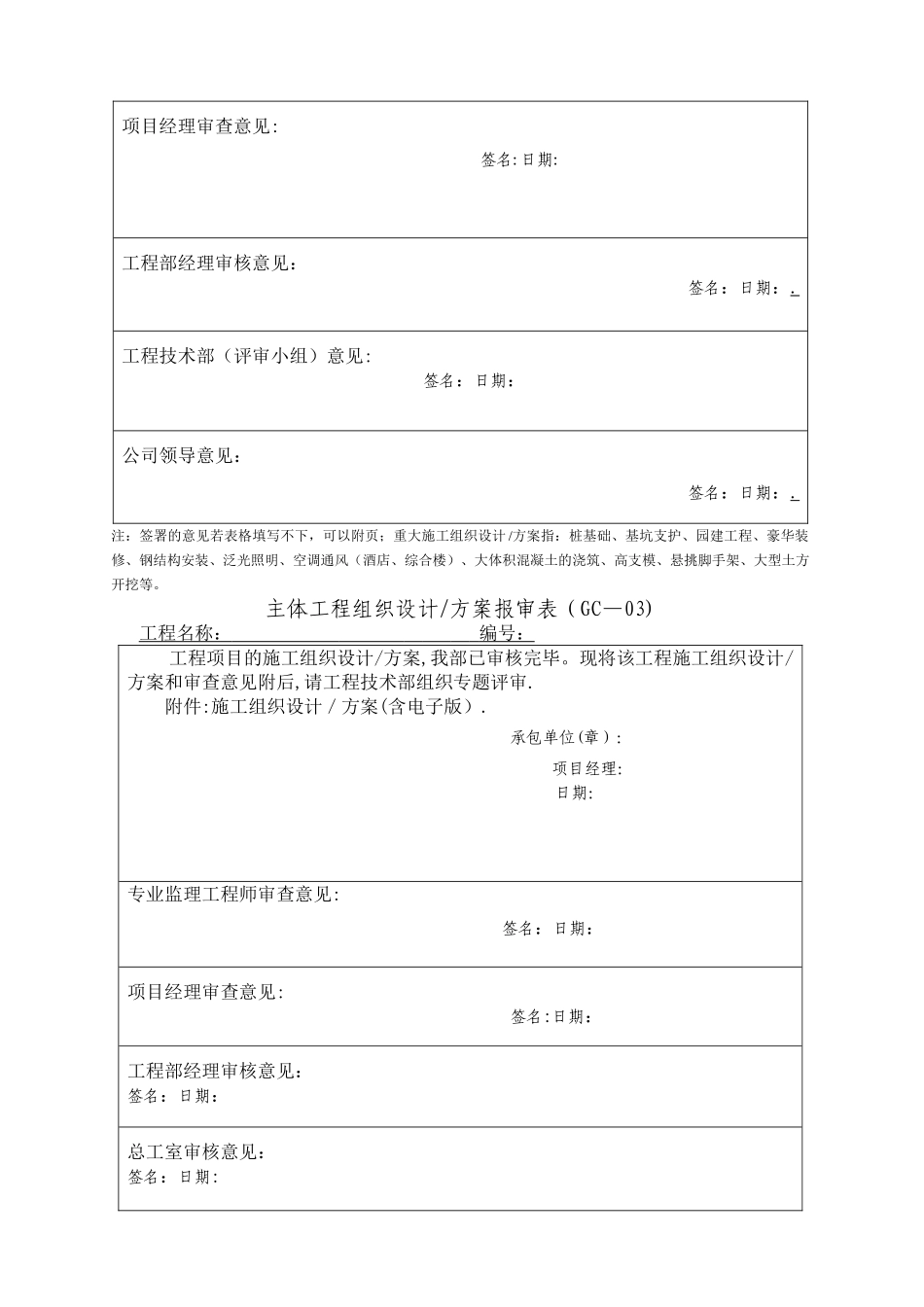 工程部最新表格_第3页