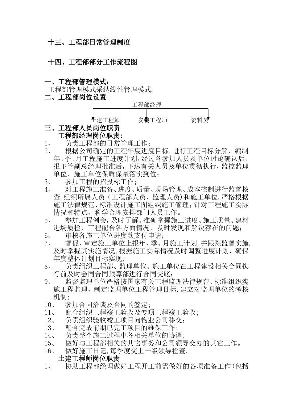 工程部管理制度2024版_第2页