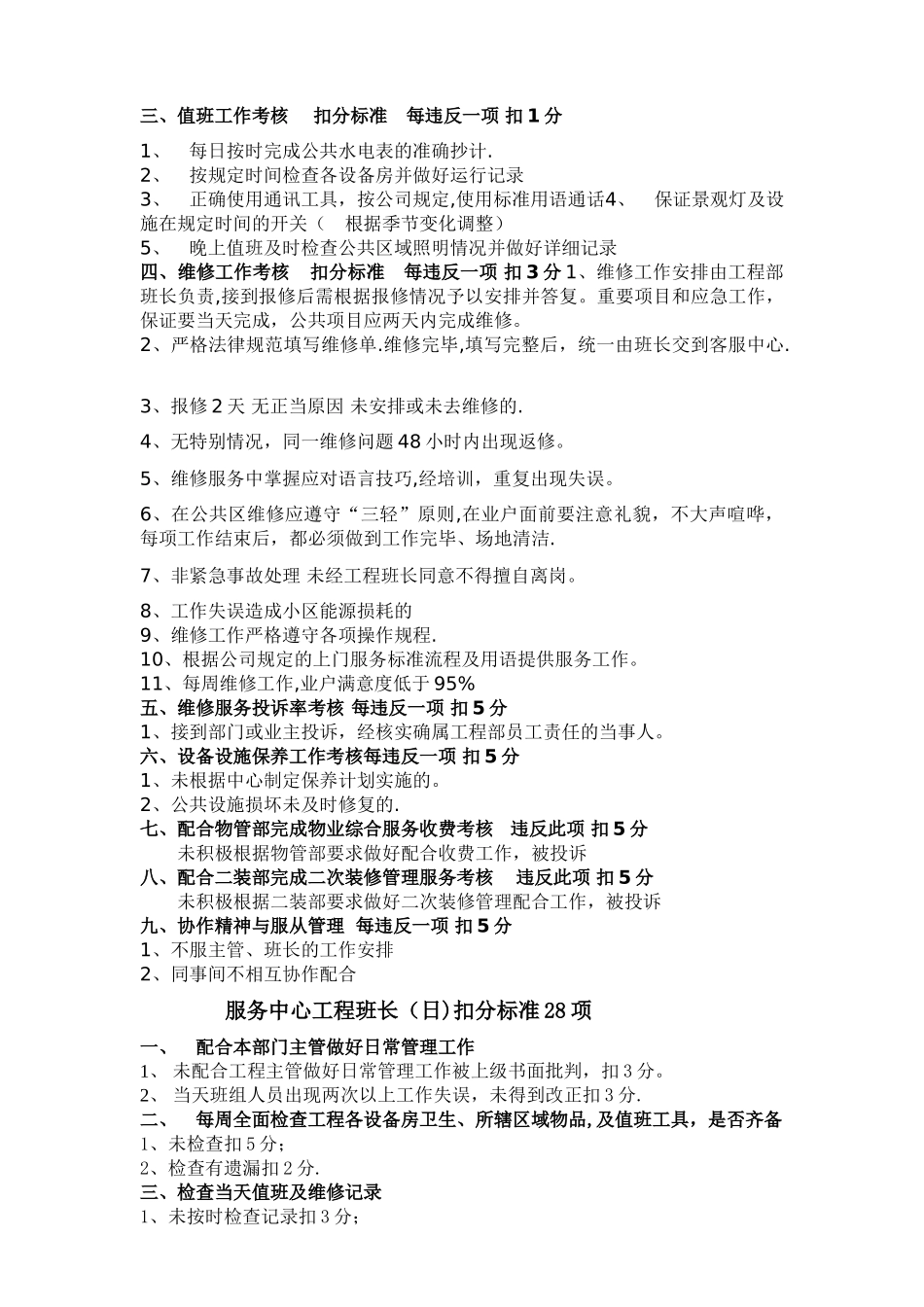 工程部考核细则_第3页